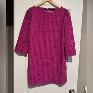 Ann Taylor Fuchsia Dress- Small